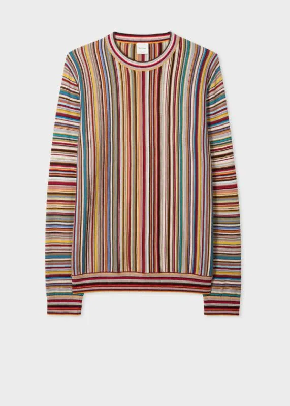 Mens 039Signature Stripe039 Sweater Paul Smith Sweaters