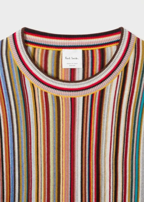 Mens 039Signature Stripe039 Sweater Paul Smith Sweaters Mens 039Signature Stripe039 Sweater Paul Smith Sweaters