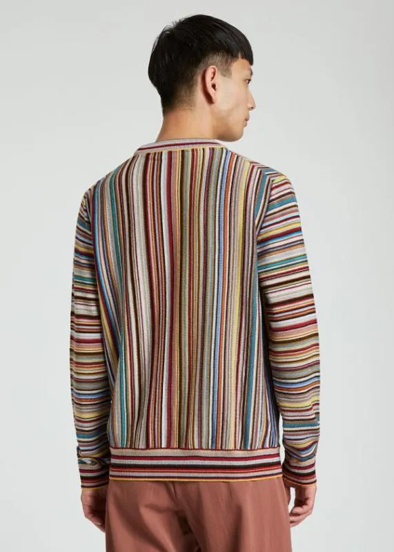 Mens 039Signature Stripe039 Sweater Paul Smith Sweaters Mens 039Signature Stripe039 Sweater Paul Smith Sweaters