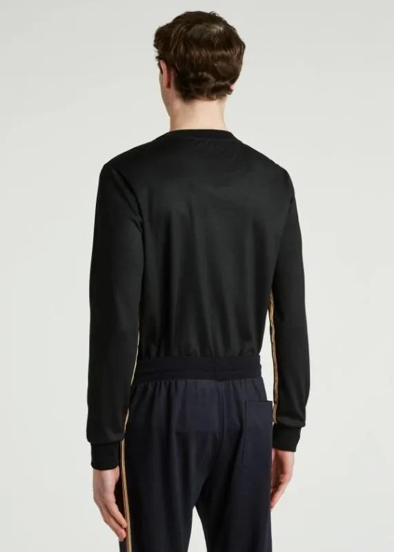 Mens 039Signature Stripe039 Washable Wool Sweatshirt Paul Smith Sweatshirts and Hoodies