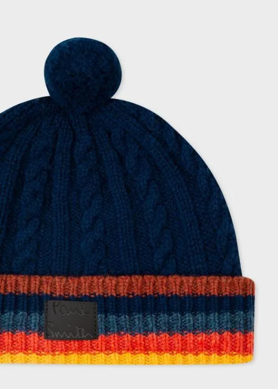 Mens Cable Knit Beanie Paul Smith Hats and Gloves Mens Cable Knit Beanie Paul Smith Hats and Gloves