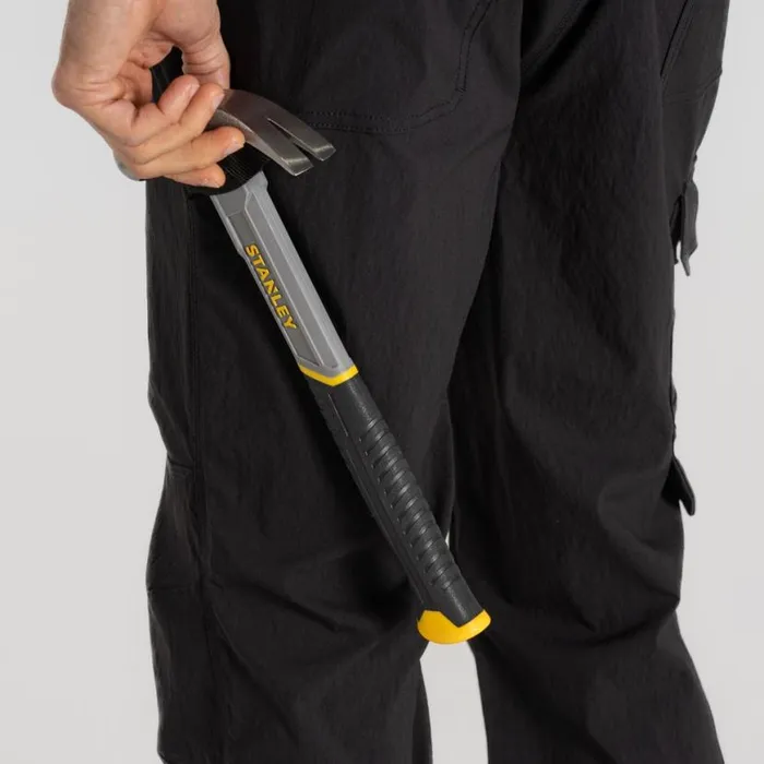 Mens Cargo Trousers Craghoppers Bedale Stretch Cargo Workwear Trousers Black