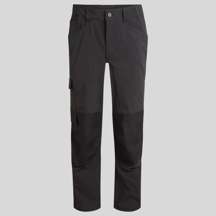 Mens Cargo Trousers Craghoppers Bedale Stretch Cargo Workwear Trousers Black