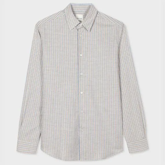 Mens Cotton Checked Shirt Paul Smith Shirts