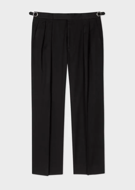 Mens Cotton Twill DoublePleat Trousers Paul Smith Pants