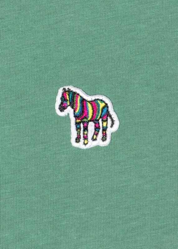 Mens Cotton Zebra Logo TShirt Paul Smith TShirts