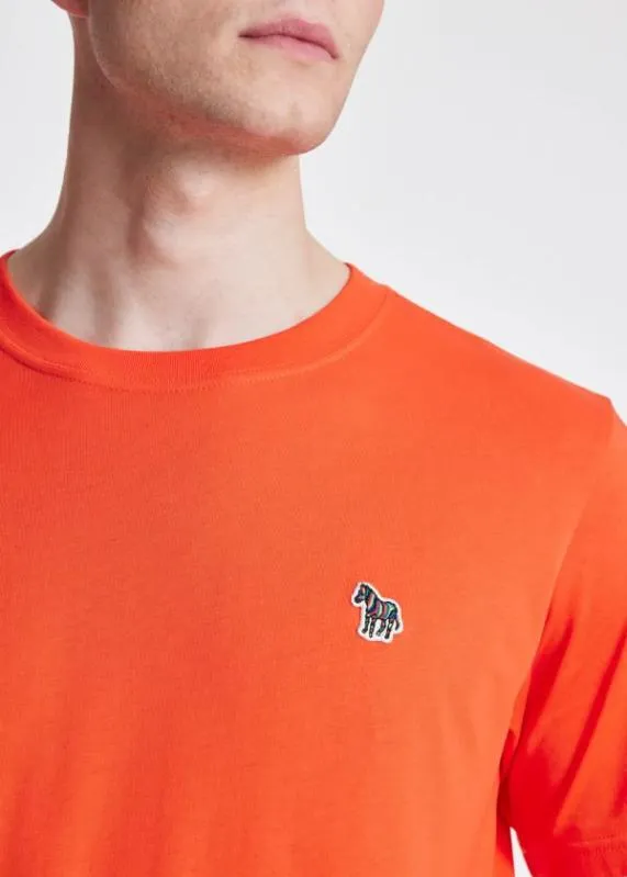Mens Cotton Zebra Logo TShirt Paul Smith TShirts