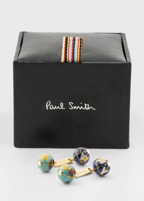 Mens Double Globe Cufflinks Paul Smith Cufflinks Mens Double Globe Cufflinks Paul Smith Cufflinks