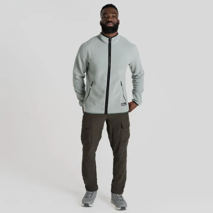 Mens Full Zip Fleece Craghoppers CO2 Renu Full Zip Fleece Lichen Green Mens Full Zip Fleece Craghoppers CO2 Renu Full Zip Fleece Lichen Green