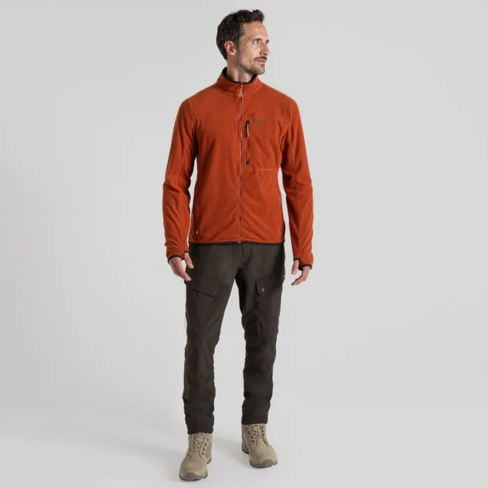 Mens Full Zip Fleece Craghoppers NosiLife Spry Jacket Red Beach Mens Full Zip Fleece Craghoppers NosiLife Spry Jacket Red Beach
