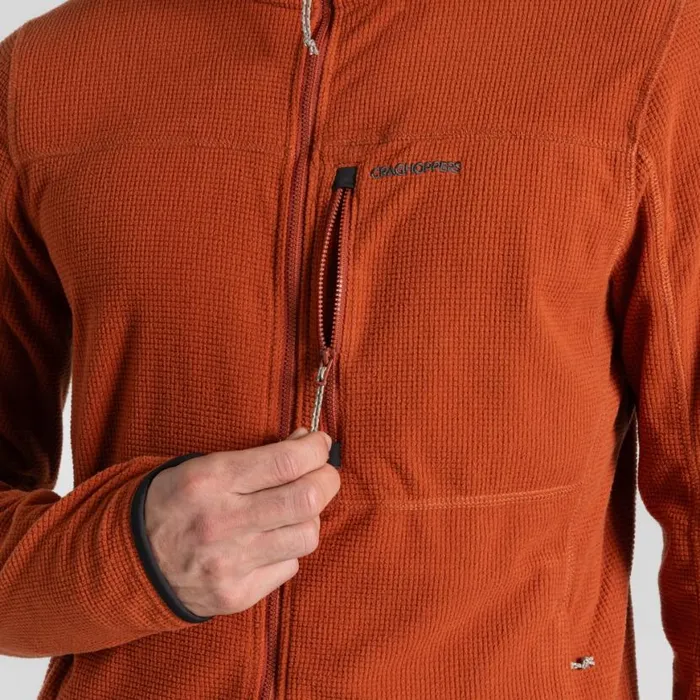 Mens Full Zip Fleece Craghoppers NosiLife Spry Jacket Red Beach Mens Full Zip Fleece Craghoppers NosiLife Spry Jacket Red Beach