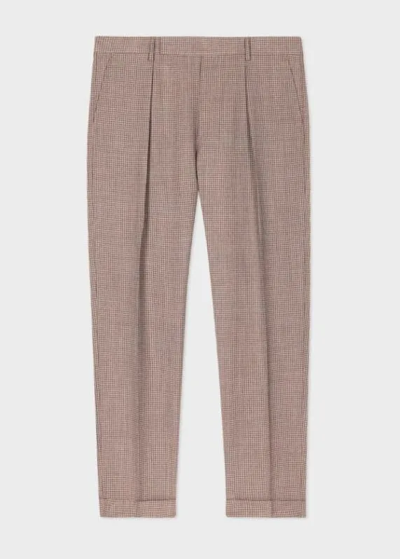 Mens Gingham DuoCheck Wool SlimFit SuitGingham DuoCheck Wool Buggy Lined BlazerDuo Check Wool Single Pleat Pants Paul Smith Suits