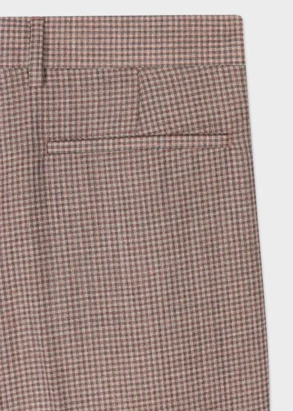 Mens Gingham DuoCheck Wool SlimFit SuitGingham DuoCheck Wool Buggy Lined BlazerDuo Check Wool Single Pleat Pants Paul Smith Suits