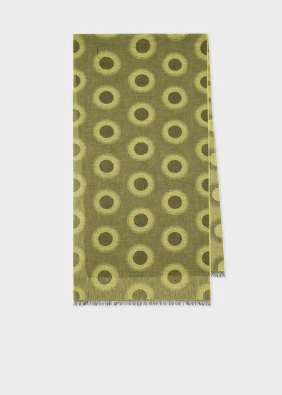 Mens Glow Polka Dot Scarf Paul Smith Scarves