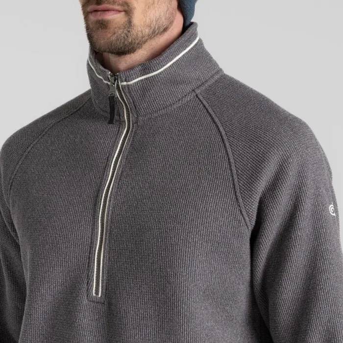 Mens Half Zip Fleece Craghoppers Belton Half Zip Fleece Dark Iron Mens Half Zip Fleece Craghoppers Belton Half Zip Fleece Dark Iron