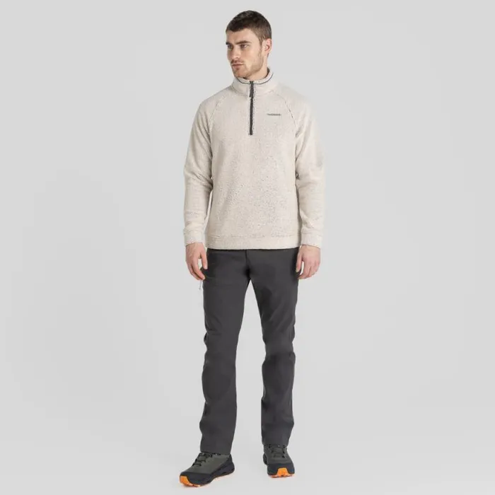 Mens Half Zip Fleece Craghoppers Karlton Half Zip Fleece Ecru Mens Half Zip Fleece Craghoppers Karlton Half Zip Fleece Ecru