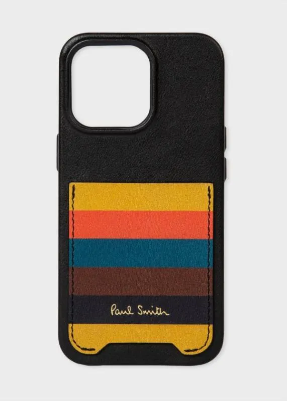 MensHome Native Union X Paul Smith Leather Case 8211 IPhone 13 Pro Paul Smith Cases and Covers