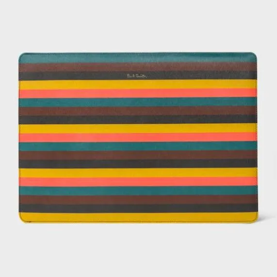 MensHome Paul Smith X Native Union 8211 039Artist Stripe039 Leather MacBook Sleeve Paul Smith Cases and Covers