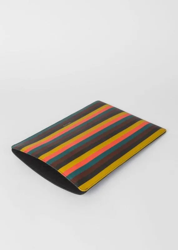 MensHome Paul Smith X Native Union 8211 039Artist Stripe039 Leather MacBook Sleeve Paul Smith Cases and Covers