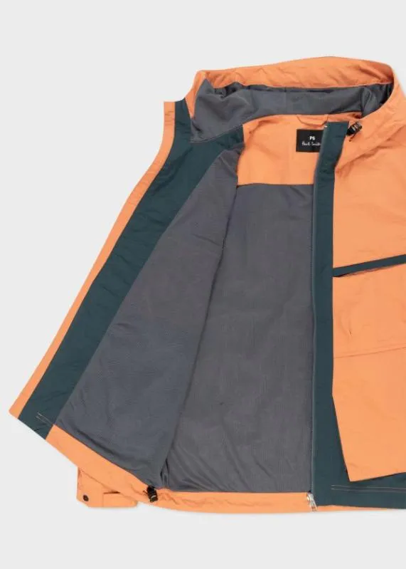 Mens Hooded Nylon Jacket Paul Smith Coats and Jackets