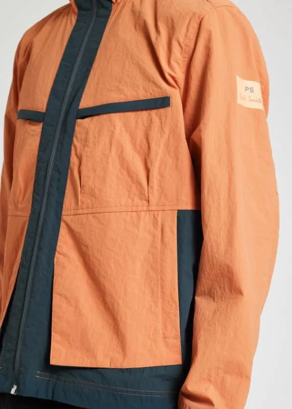 Mens Hooded Nylon Jacket Paul Smith Coats and Jackets
