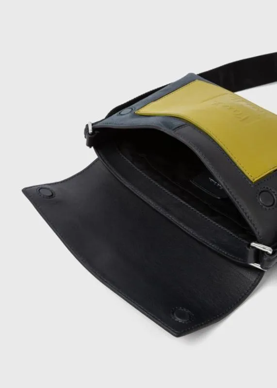 Mens Leather Contrast Panel CrossBody Bag Paul Smith Bags Mens Leather Contrast Panel CrossBody Bag Paul Smith Bags
