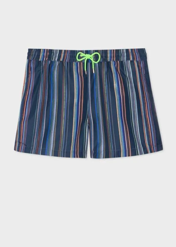 Mens Multi Stripe Swim Shorts Paul Smith Swimwear