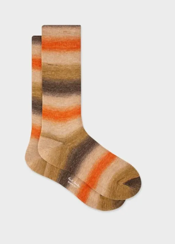 Mens Ombre Stripe Socks Paul Smith Socks