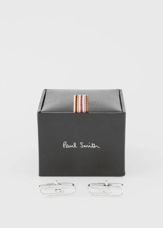 Mens Silver 039Paperclip039 Cufflinks Paul Smith Cufflinks Mens Silver 039Paperclip039 Cufflinks Paul Smith Cufflinks