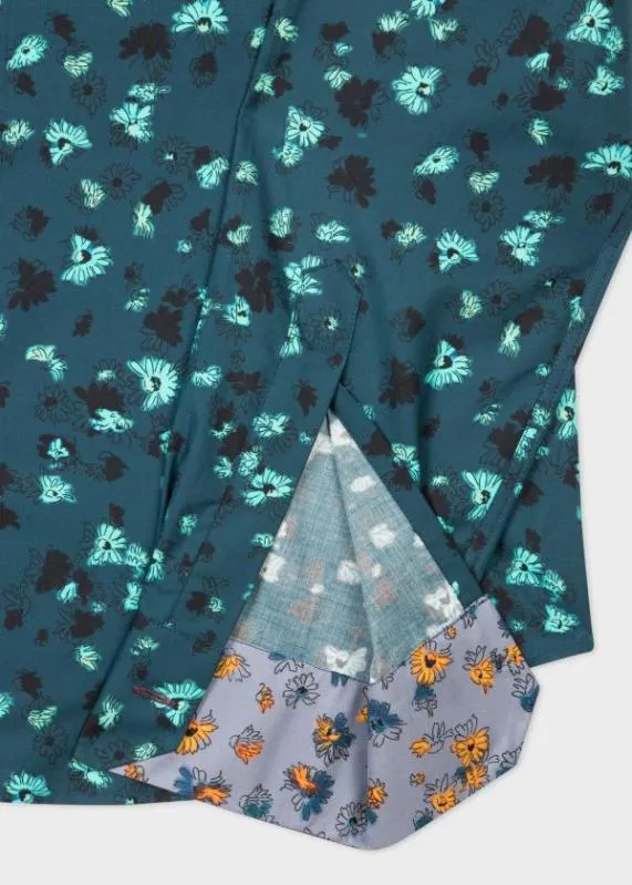 Mens SlimFit 039Hazy Floral039 Shirt Paul Smith Shirts