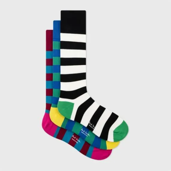 Mens Stripe Socks Three Pack Paul Smith Socks Mens Stripe Socks Three Pack Paul Smith Socks