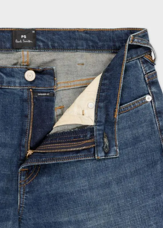 Mens TaperedFit 039Crosshatch Stretch039 Jeans Paul Smith Jeans