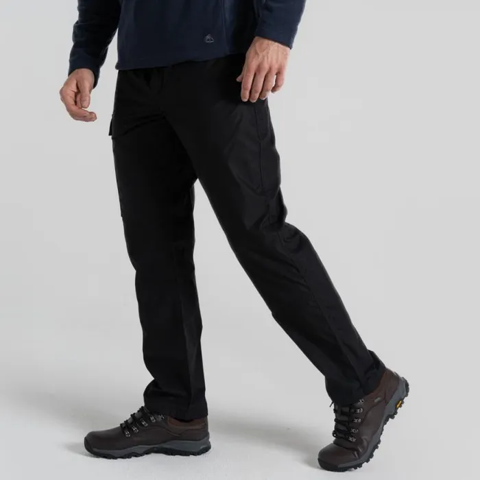 Mens Walking Trousers Craghoppers Expert Kiwi Tailored Trousers Black
