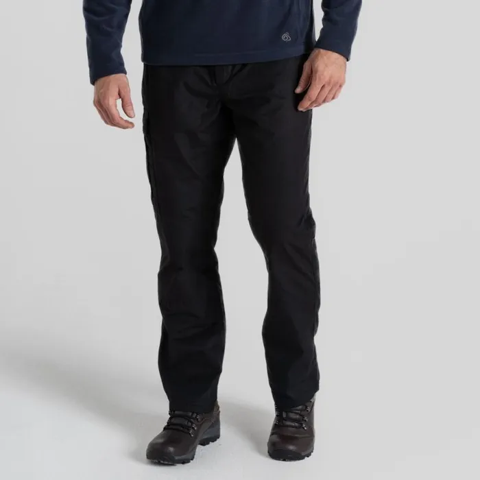 Mens Walking Trousers Craghoppers Expert Kiwi Tailored Trousers Black