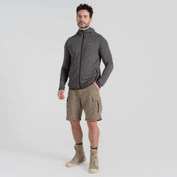 Mens Walking Trousers Craghoppers NosiLife Convertible Cargo Trouser III Pebble