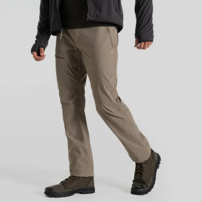 Mens Walking Trousers Craghoppers NosiLife Pro Trouser III Pebble