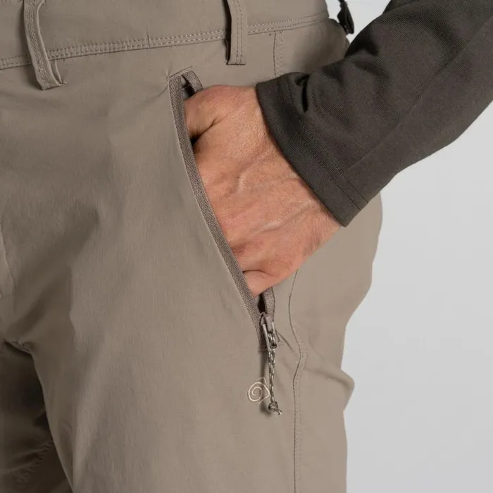 Mens Walking Trousers Craghoppers NosiLife Pro Trouser III Pebble