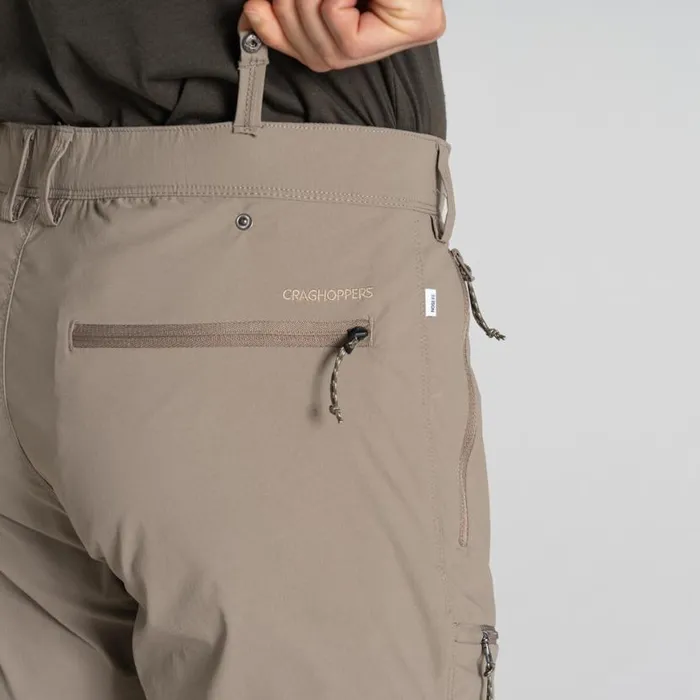 Mens Walking Trousers Craghoppers NosiLife Pro Trouser III Pebble