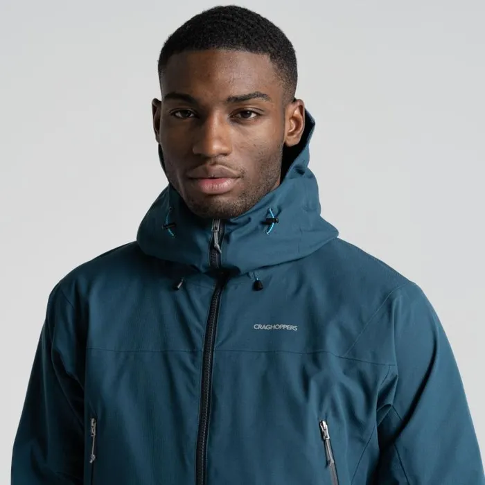 Mens Waterproof Jackets Craghoppers Dynamic Pro II Waterproof Jacket Dark Aegean Blue Mens Waterproof Jackets Craghoppers Dynamic Pro II Waterproof Jacket Dark Aegean Blue