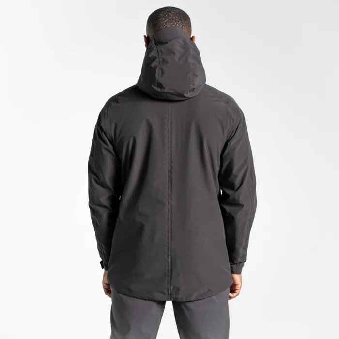 Mens Waterproof Jackets Craghoppers Lorton Stretch Waterproof Jacket Black Pepper Mens Waterproof Jackets Craghoppers Lorton Stretch Waterproof Jacket Black Pepper