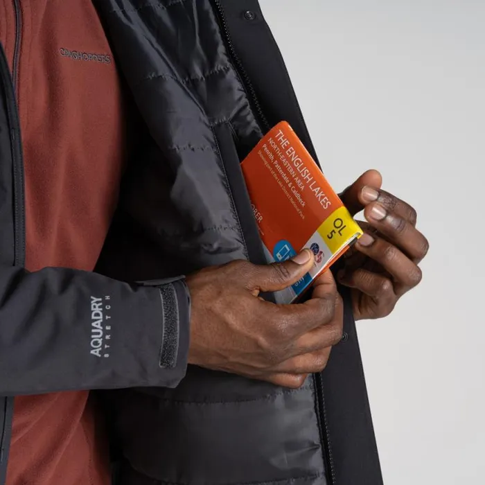 Mens Waterproof Jackets Craghoppers Lorton Thermic Jacket Dark Iron Mens Waterproof Jackets Craghoppers Lorton Thermic Jacket Dark Iron