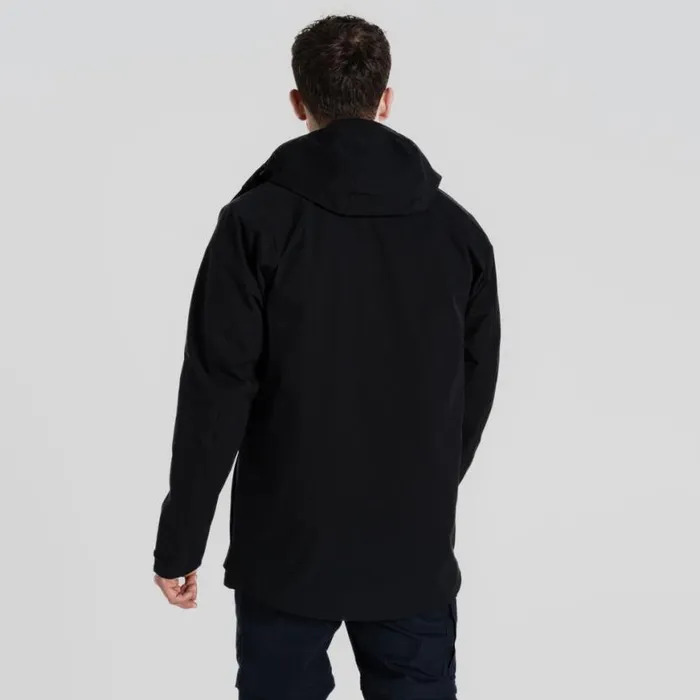 MensWomens Waterproof Jackets Craghoppers Expert Kiwi Pro Stretch Long Jacket Black MensWomens Waterproof Jackets Craghoppers Expert Kiwi Pro Stretch Long Jacket Black