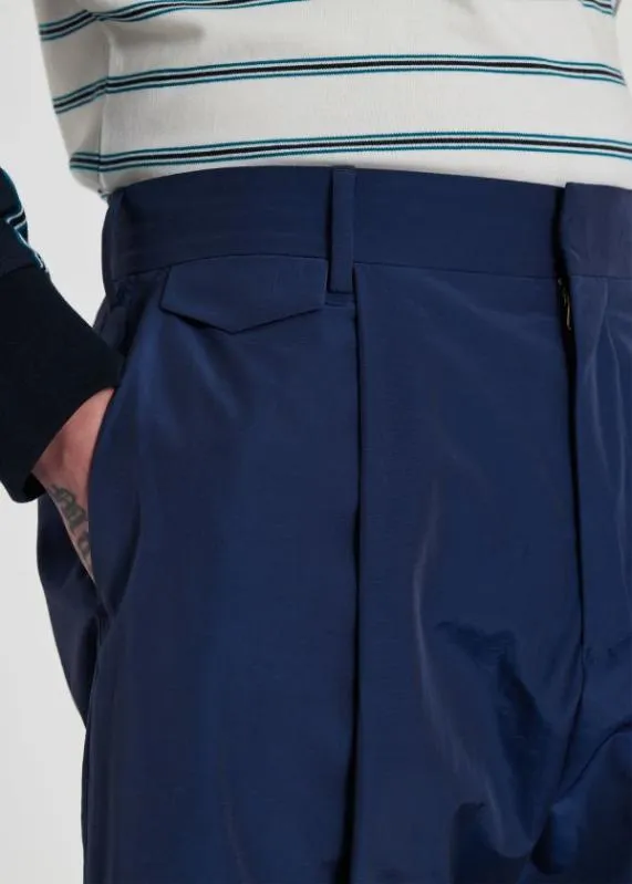 Mens WoolNylon Pleated Shorts Paul Smith Shorts