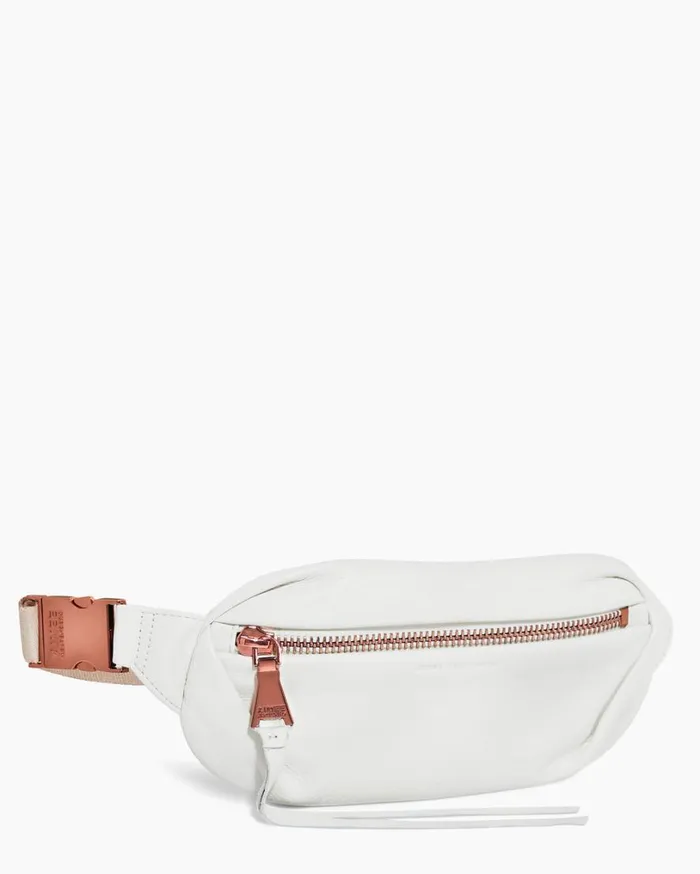Milan Bum Bag Vanilla Ice With Chocolate Rose Gold Women Aimee Kestenberg Bum Bags and Belt Bags