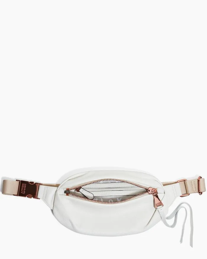 Milan Bum Bag Vanilla Ice With Chocolate Rose Gold Women Aimee Kestenberg Bum Bags and Belt Bags