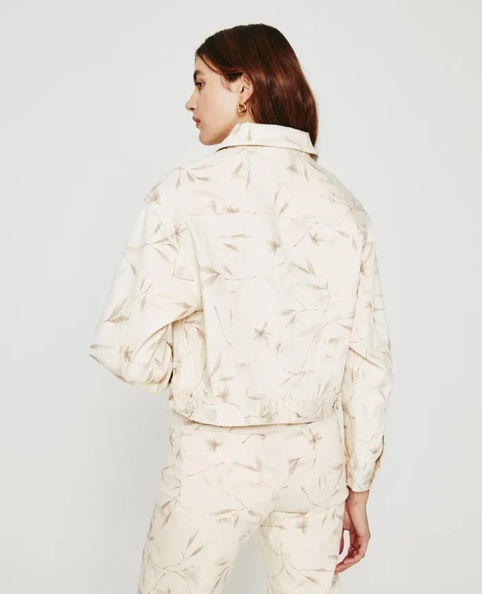 Mirah Jacket Winter Flower Almond Biscotti Women AG Jeans Jackets Mirah Jacket Winter Flower Almond Biscotti Women AG Jeans Jackets