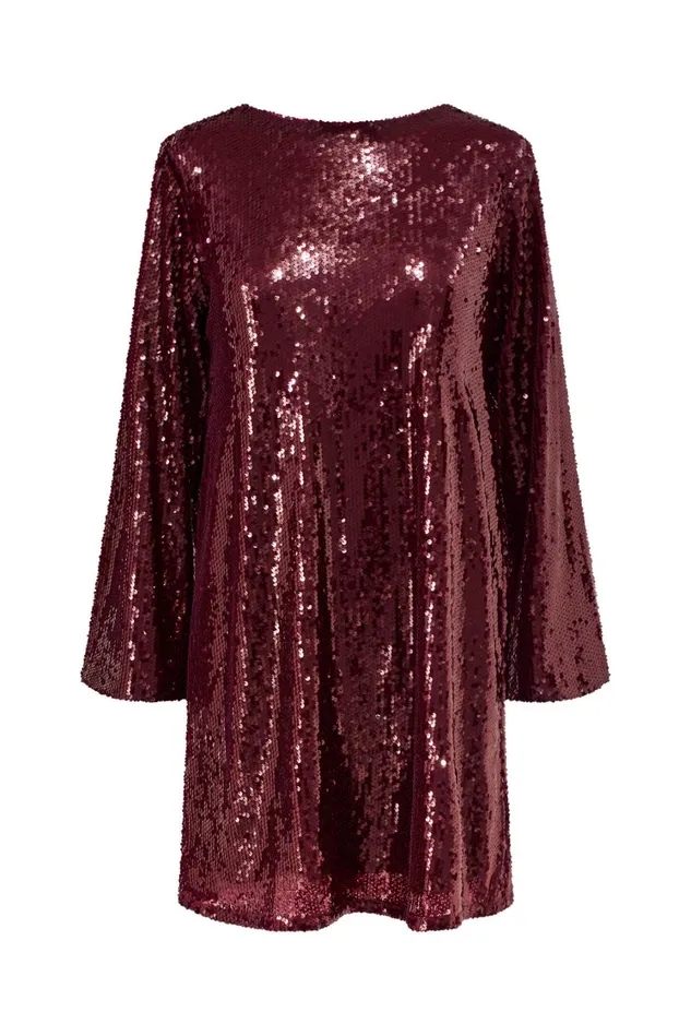 Moon Dress 8211 Bordeaux Women Cras Dresses
