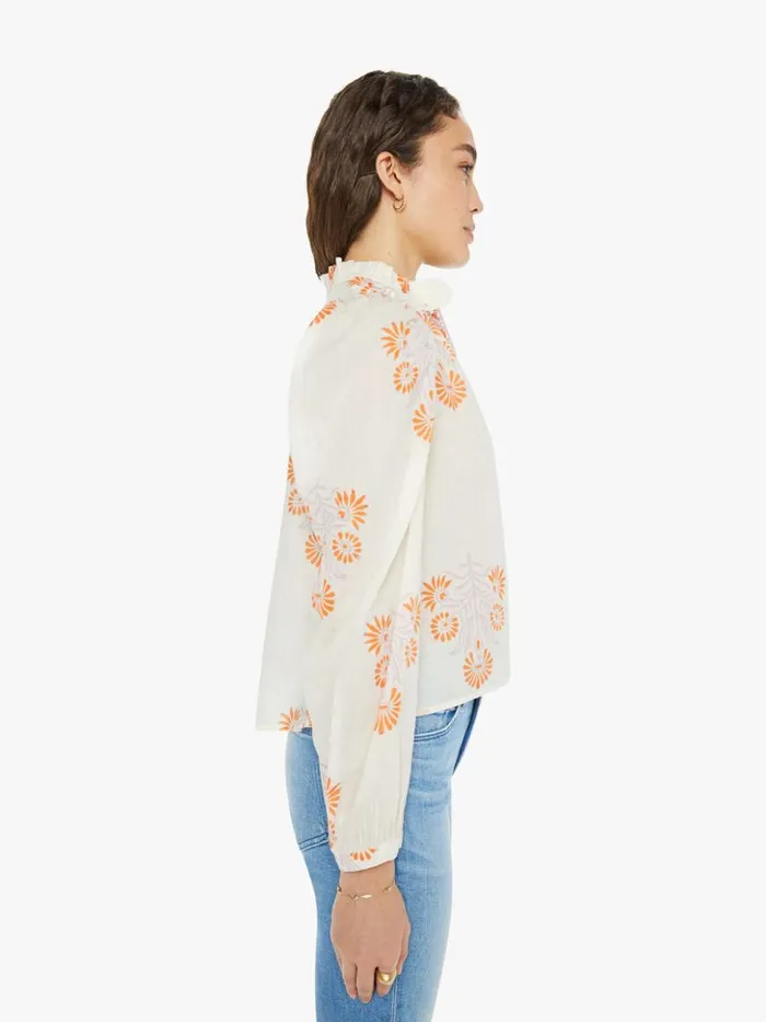 Mother Denim Ana Shirt Papaya Aster 8211 Women