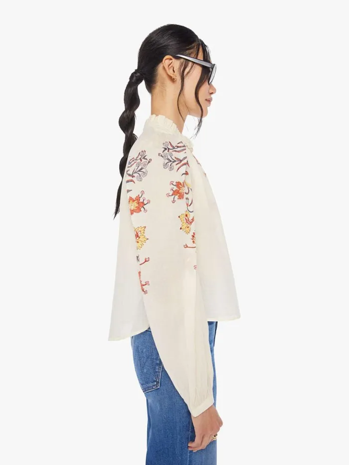 Mother Denim Annabel Shirt Ivory Sun 8211 Women