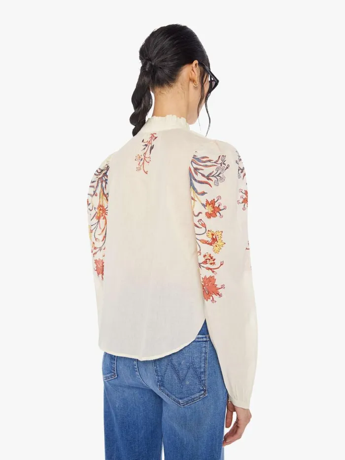 Mother Denim Annabel Shirt Ivory Sun 8211 Women